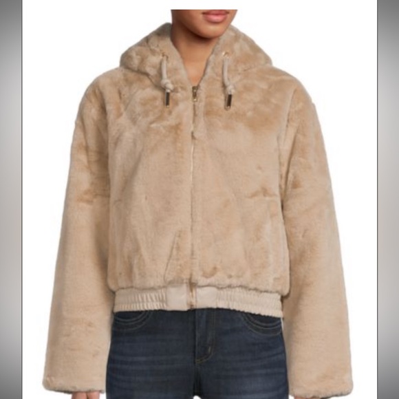 CATHERINE MALANDRINO
Hooded Faux Fur Jacket - Picture 3 of 9